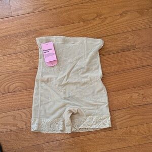 Beige Shapewear Shorts medium